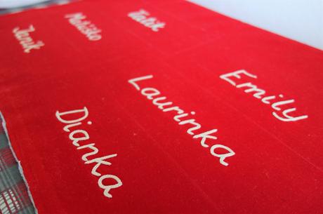 Mikulášske vrecko s menom, 