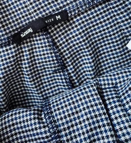 Elegantné nohavice - vzor kohutej stopy, sinsay,m