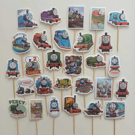 Tortový zápich vláčik tomáš (15ks) - skladom,nv-16,