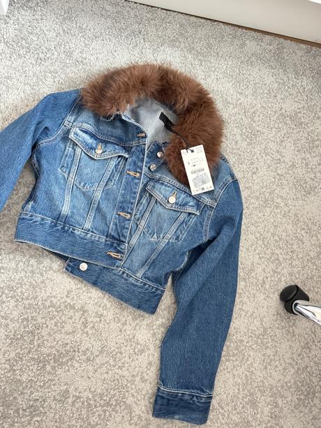 Dámska džínsová bunda, zara,s