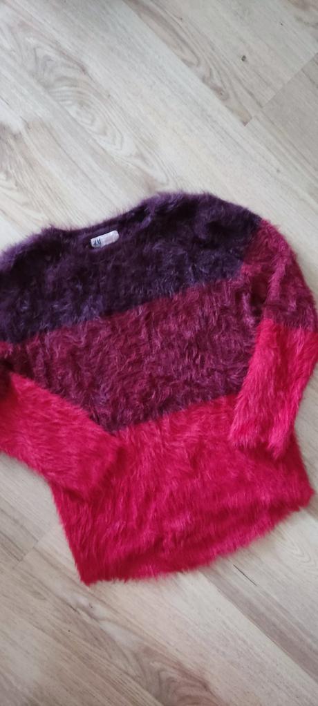 Chlpatý, jemnučký svetrík, h&m,158