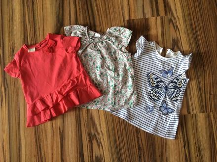 Trička zara a h&m 86, zara,86