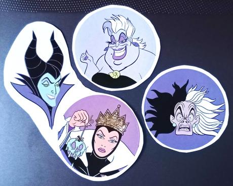Nálepky - disney villains, 