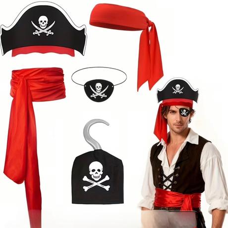 Kostým pirát, pirátka, 