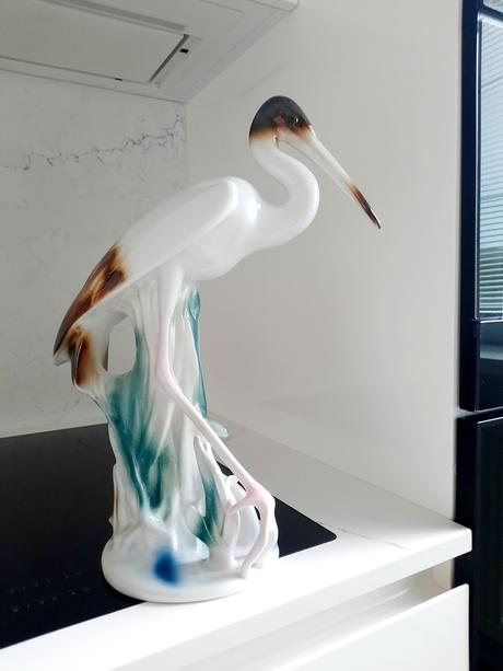 Plastika volavky mid century modern, 