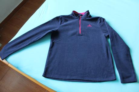 Mikina flísová, decathlon,146
