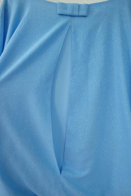 Belasé elegantné šaty, v. xl/xxl, č.46, 46
