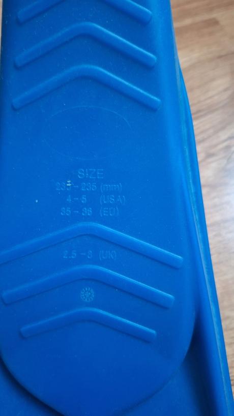 Plavecke plutvy, 35-36, 