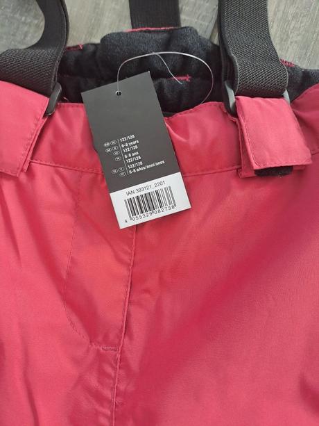 Nové, lyžiarske nohavice, crivit,128