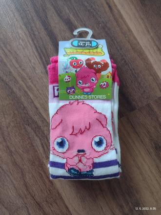 Ponožky moshi monsters, nickelodeon,23 - 36