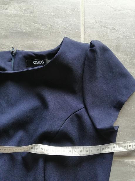Modré šaty asos, v34-36, 34