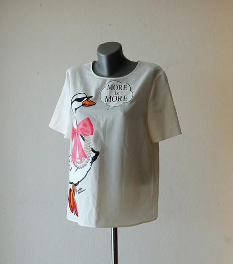 Dámsky luxusný top/blúzka boutique moschino, moschino,m