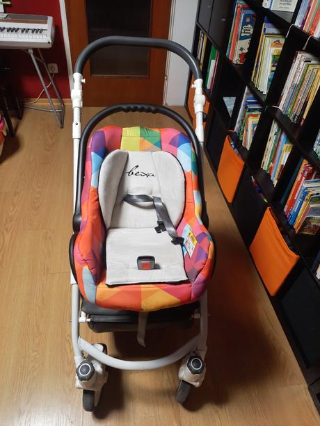 Bexa cube, farebný, dobre zachovalý kočík 3v1, bexa,bexa cube