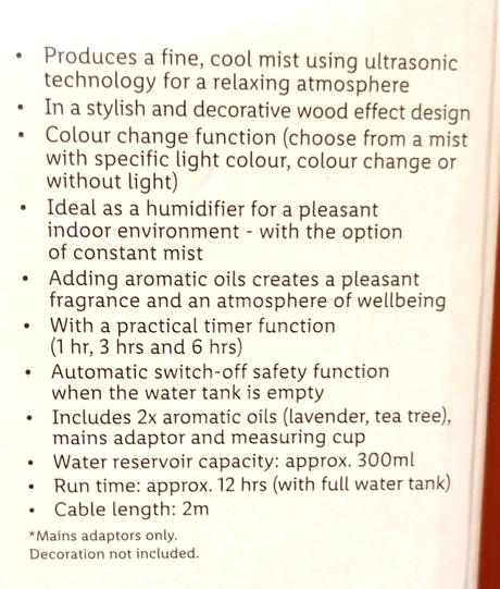 Ultrazvukový aromatický difuzér,