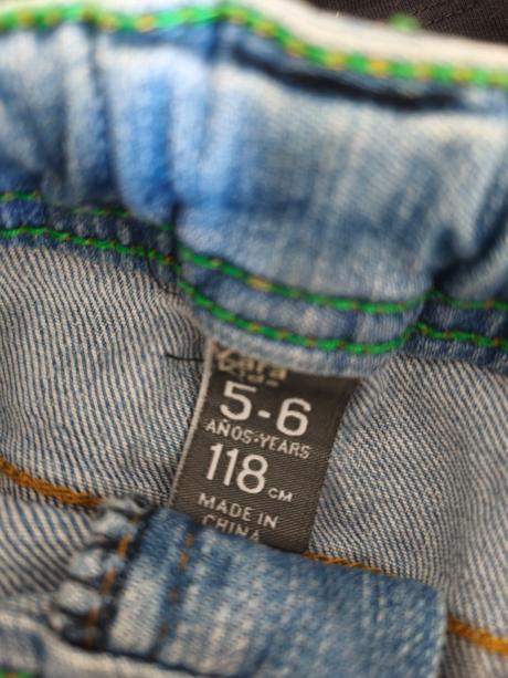 Riflová sukňa zara 110-116, zara,110