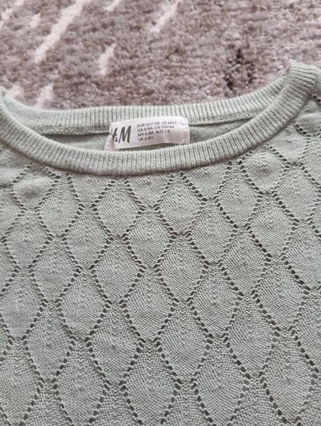 Šaty 122/128, h&m,128