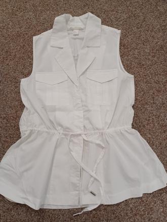 Biela blúzka top, h&m,xs