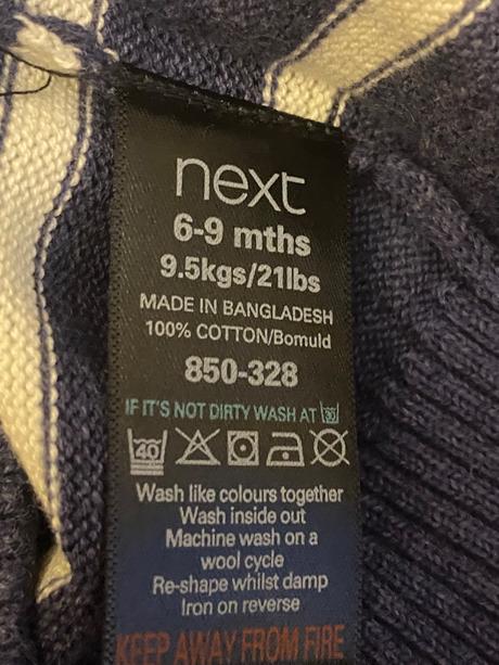 Next - detský chlapčenský svetrík, next,74