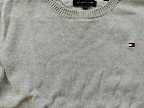 Svetrík tommy hilfiger, v140, 10r., bavlna, tommy hilfiger,140