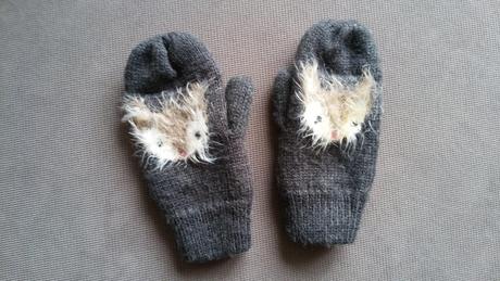 Čiapka + rukavice, h&m,104