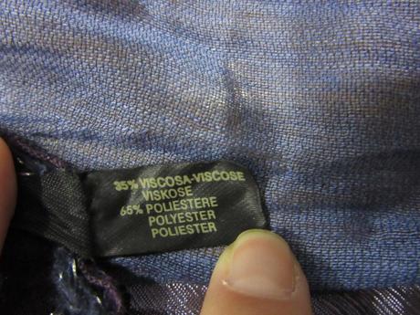 Dvojitá veľká šála-pončo,