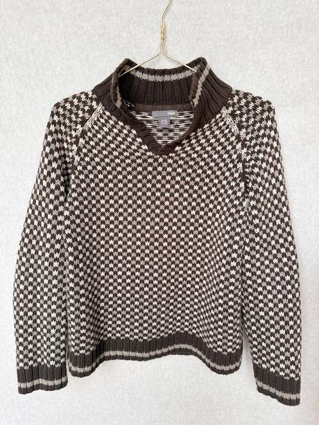 Vzorovaný pulóver - darujem k nákupu, h&m,128