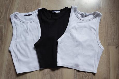 Vrúbkované topy zara, zara,s