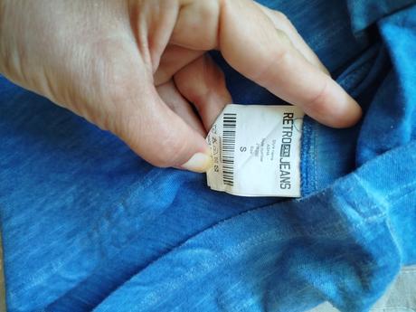 Retro jeans tričko, s