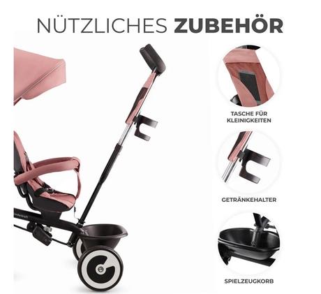 Detská trojkolka kinderkraft aston, kinderkraft