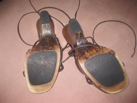 Sandalky s remienkami na zaviazanie, 38