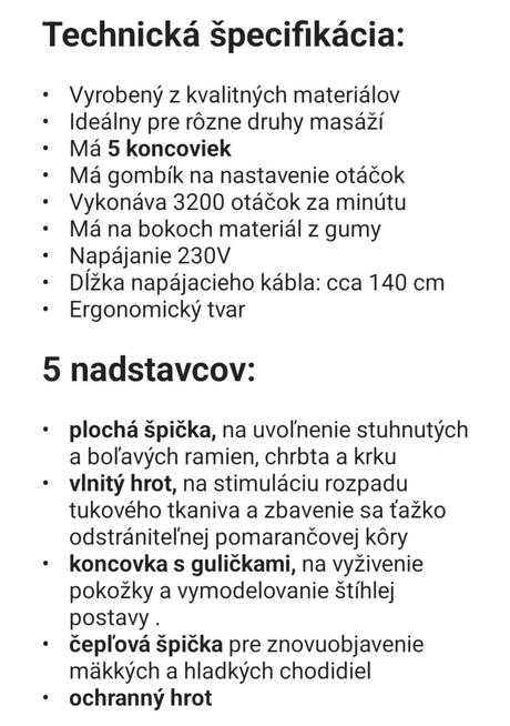Masážny prístroj relax tone,