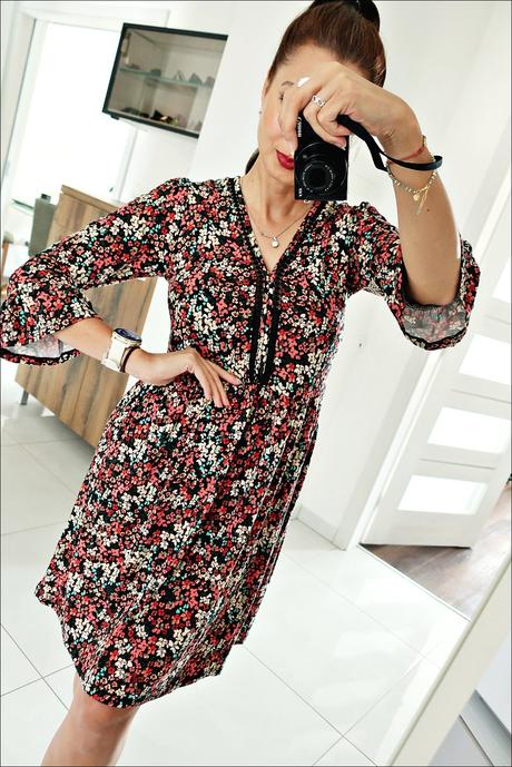 Kvetinové letné šaty, f&f,34