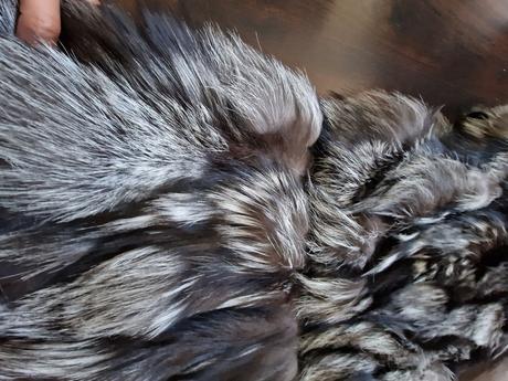 Pravá kožušinova vesta, líška, s