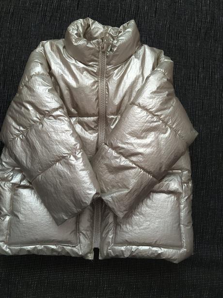 Metalická bunda, zara,104