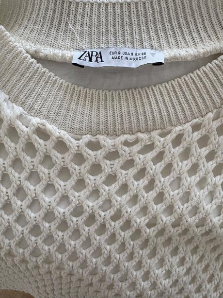 Tričko s pletenou vestou, zara,s