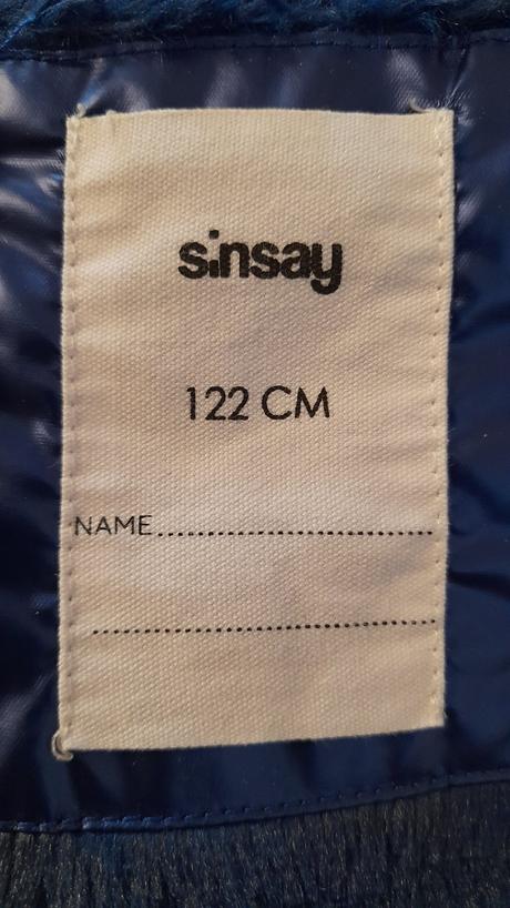 Zimná vetrovka, sinsay,122
