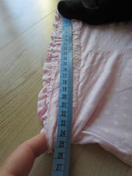 74cm ružové bavlnene nohavice, 74