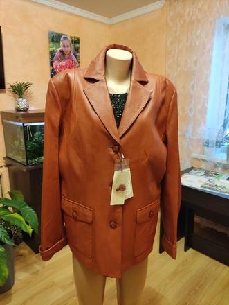 Kožená bunda -sako 48-50, xxxl