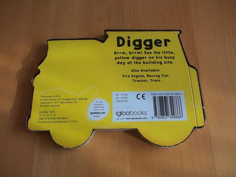 Anglická knižka pre deti - digger,