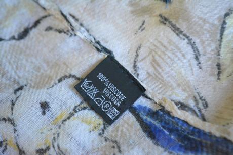 Dámsky vintage art scarf, 