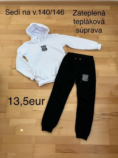 Zateplená tepláková súprava, 140