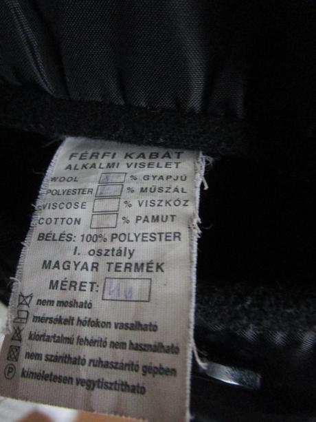 2724. kabát pánsky, xl