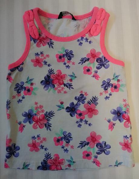 3 ks dievčenských farebných tričiek, george, george,98