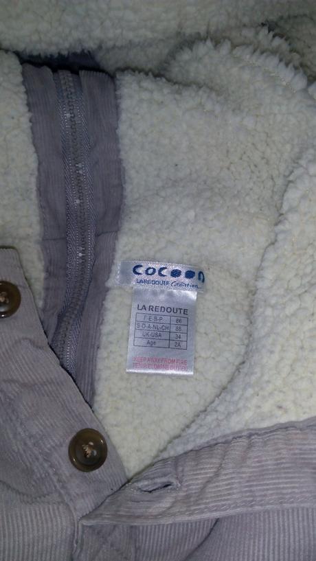 Tepla bundicka la redoute, cocoon, 86