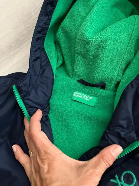 Prechodna vetrovka benetton a tricko benetton, benetton,134
