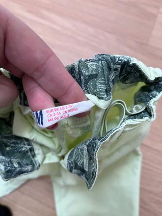 Letné nohavice, h&m,98