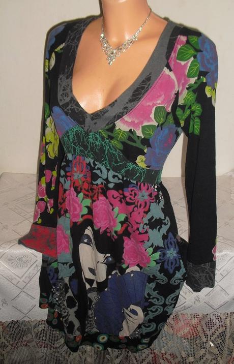Desigual tunikove saty bavlnene, desigual,s