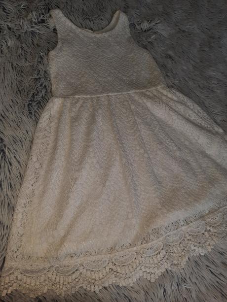Čipkované šaty, h&m,110