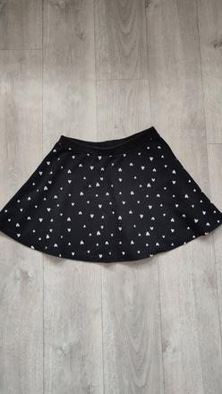 Sukňa so srdiečkami, h&m,134