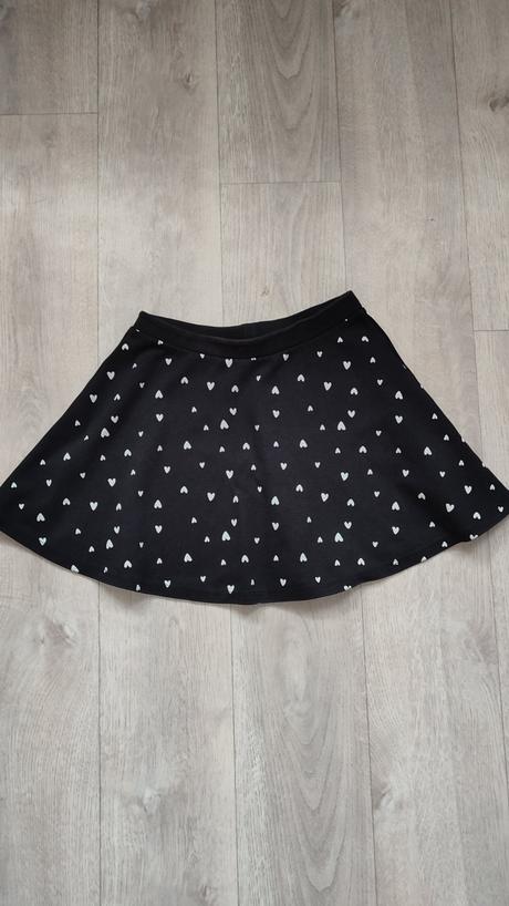 Sukňa so srdiečkami, h&m,134
